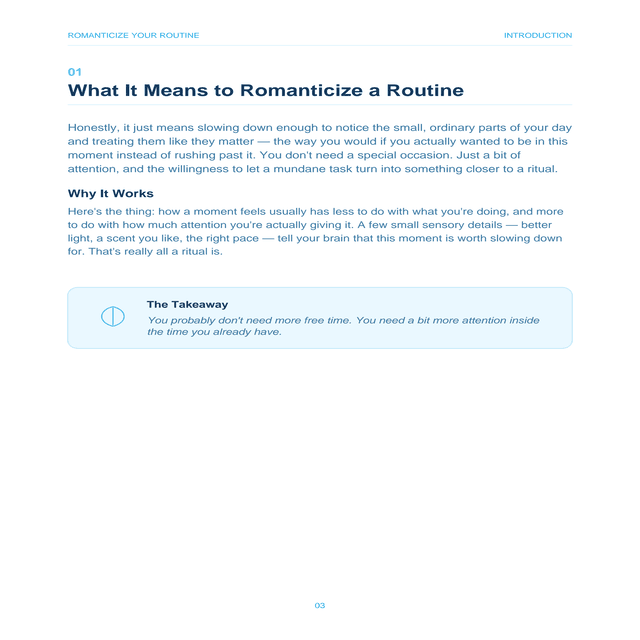 Romanticize Your Routine: The Micro-Joy Toolkit