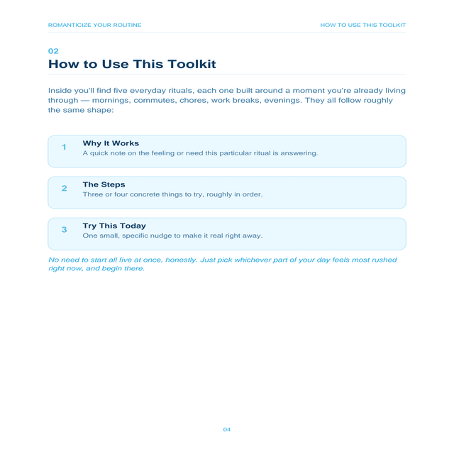 Romanticize Your Routine: The Micro-Joy Toolkit